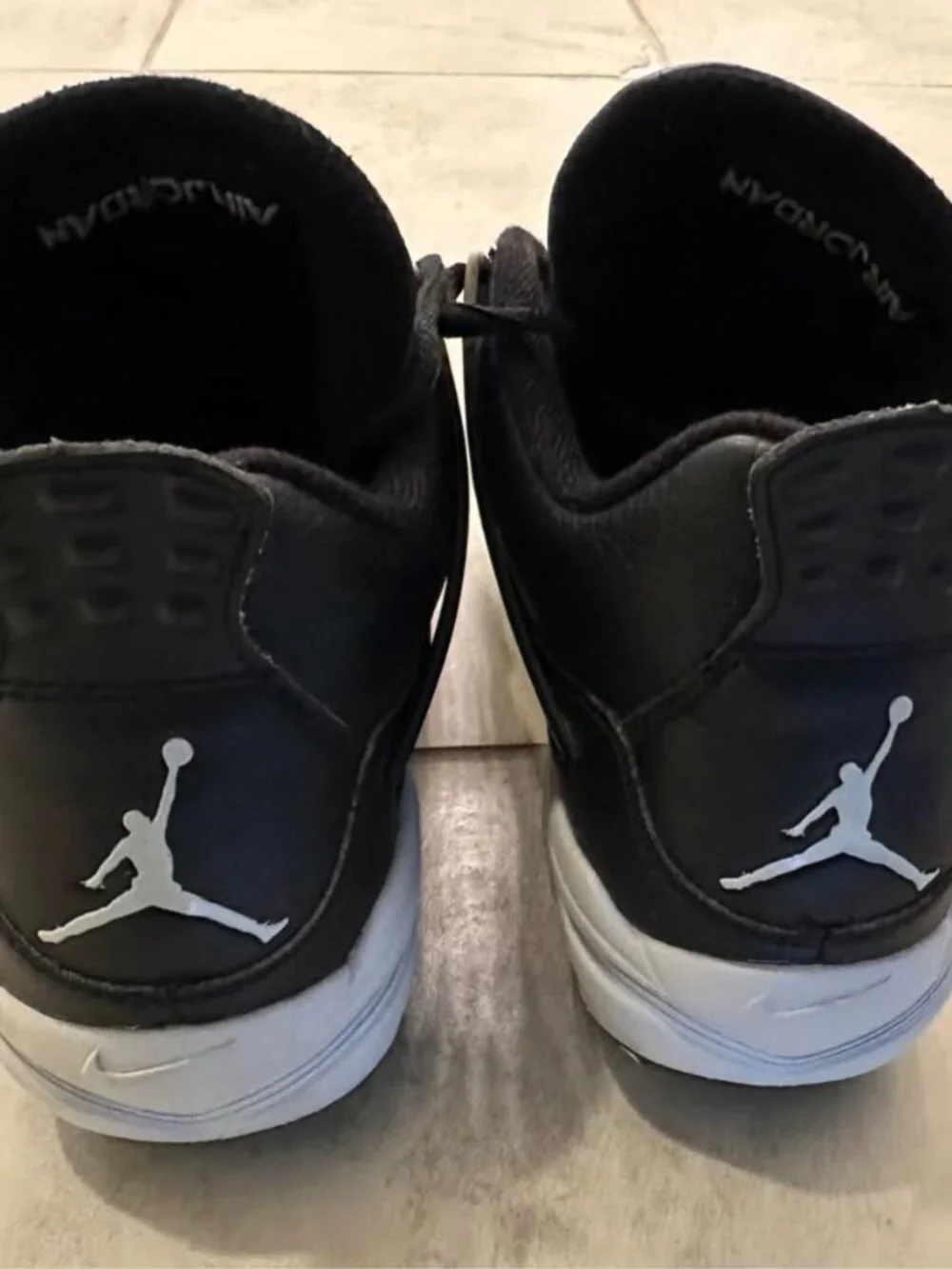 Air Jordan Retro MCS Cleats Oreo IV 4 Baseball Football Size 7.5 807709-010